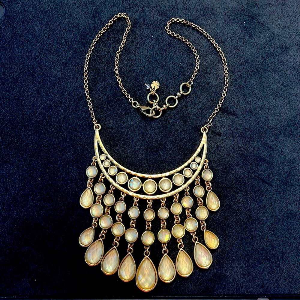 Lucky Brand multi stone necklace